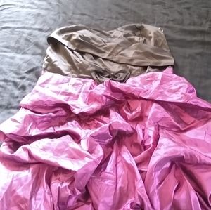 Black and purple metallic pickup dress